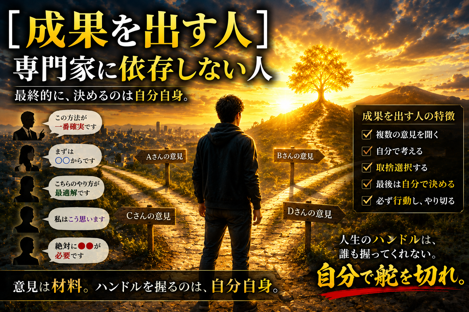成果を出しているひと