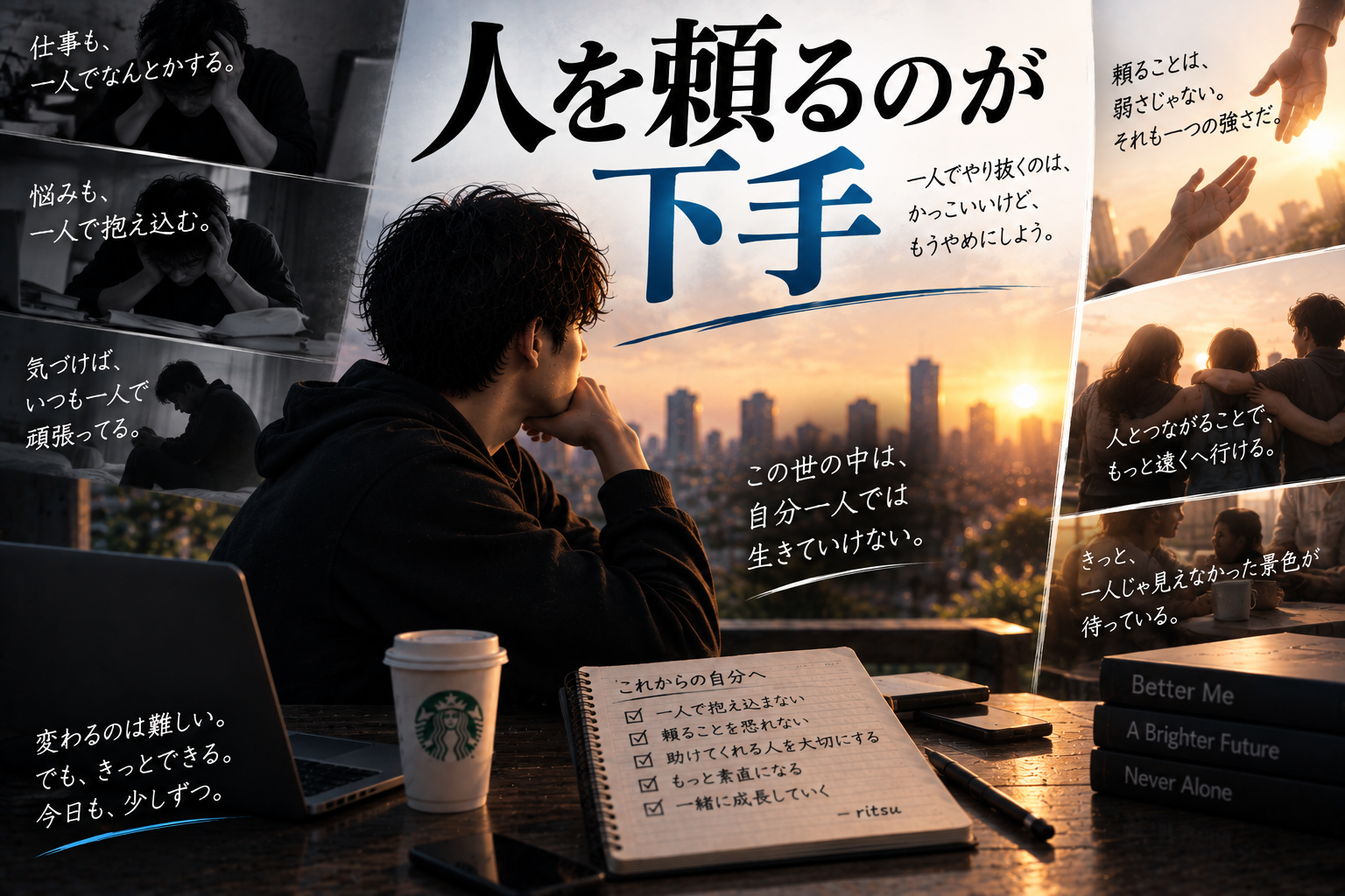 人を頼るのが下手